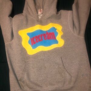 Icecream Gray Hoodie with Logo